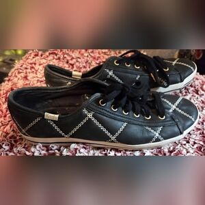 Keds Women's Black Quilted Sneakers